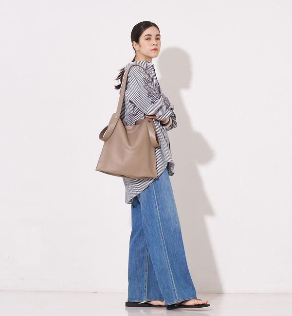 collex「【WEB限定】【BEAURE/ヴュレ】カウレザー 2WAY ハンドル トートバッ」|トートバッグ|