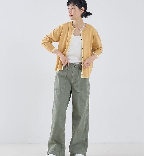 collex「バイカラーコンパクトカーディガン」|カーディガン|