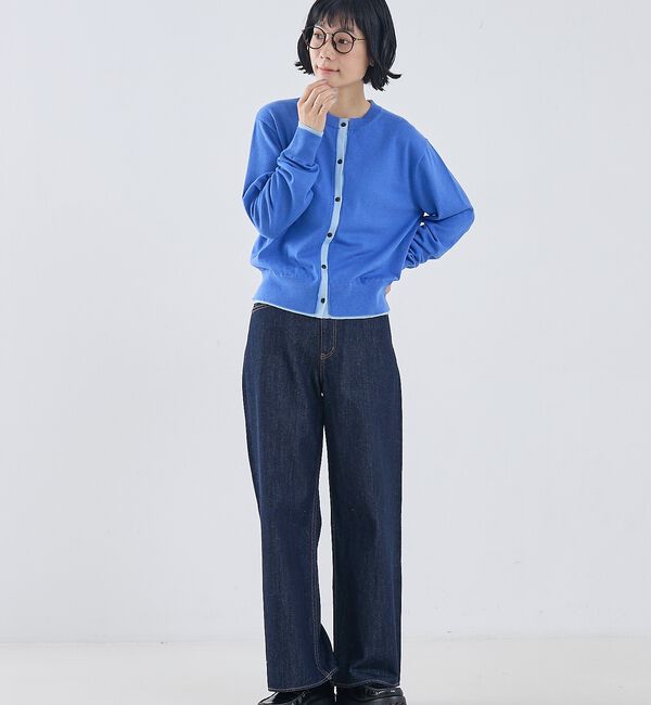 collex「バイカラーコンパクトカーディガン」|カーディガン|