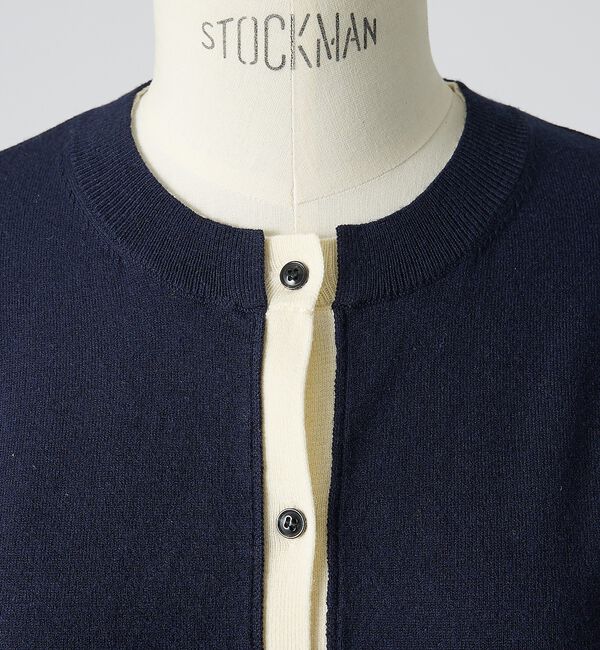 collex「バイカラーコンパクトカーディガン」|カーディガン|