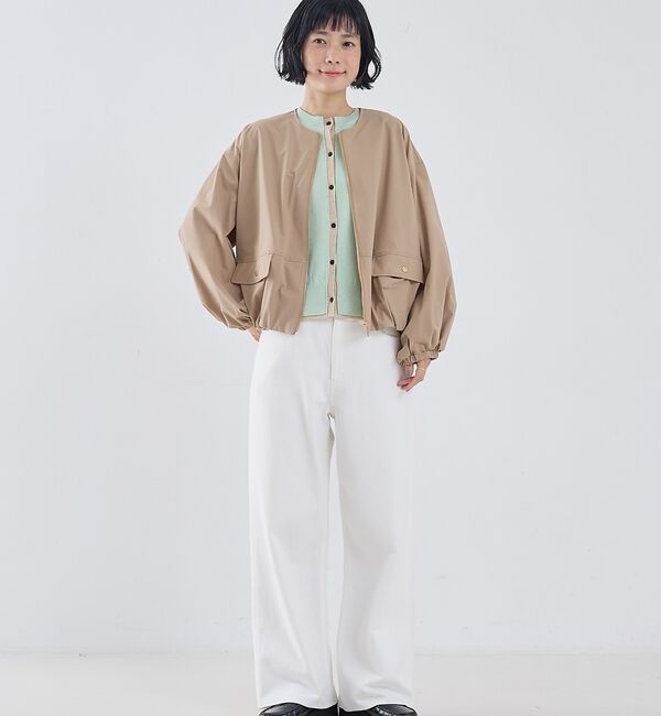 collex「2WAYボリュームスリーブジップアップブルゾン」|ブルゾン・スタジャン|