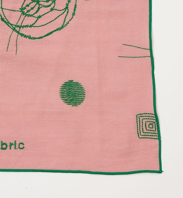 collex「【＋HAyU fabric】 ダブルガーゼ 猫刺繍ハンカチ 綿100%」|ハンカチ|