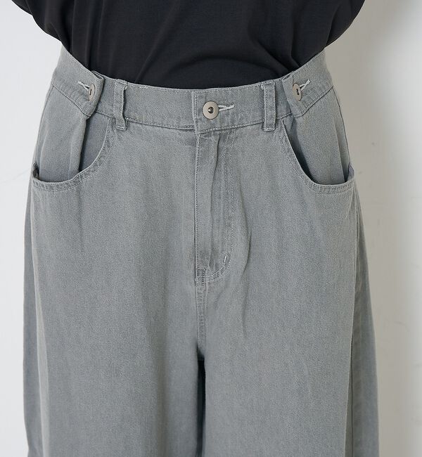 collex「タックウエストデニムパンツ」|デニム|