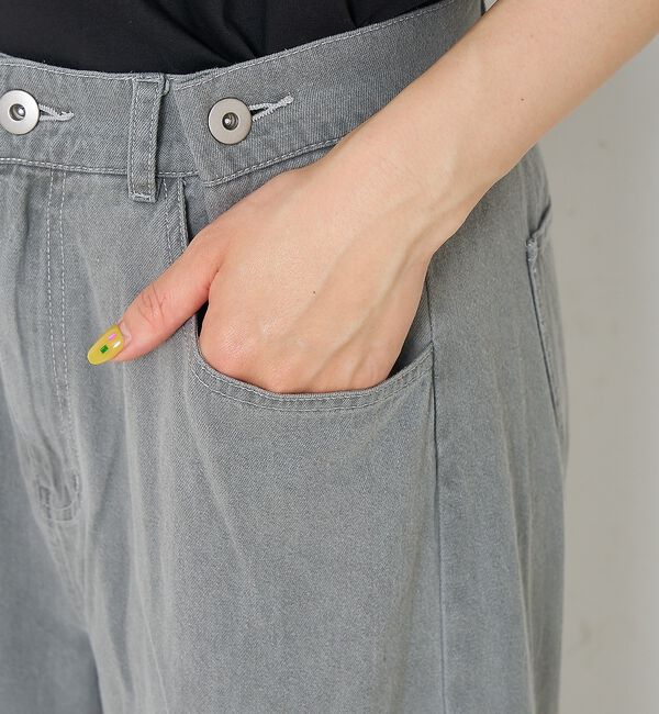 collex「タックウエストデニムパンツ」|デニム|