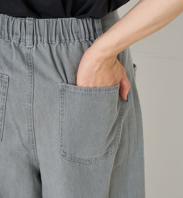 collex「タックウエストデニムパンツ」|デニム|