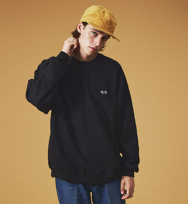 ABAHOUSE「【PENNEY'S】ペニーズ キツネ/ペニーズ フォックス/THE FOX 別注」|スウェット・ジャージ|ブラック