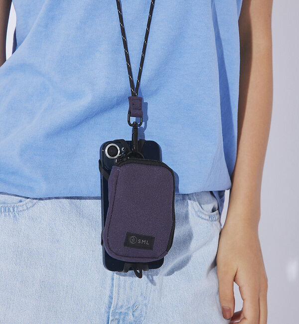 ABAHOUSE「【SML /エスエムエル 】PRACTICAL MOBILE PHONE POU」|モバイルケース|ネイビー