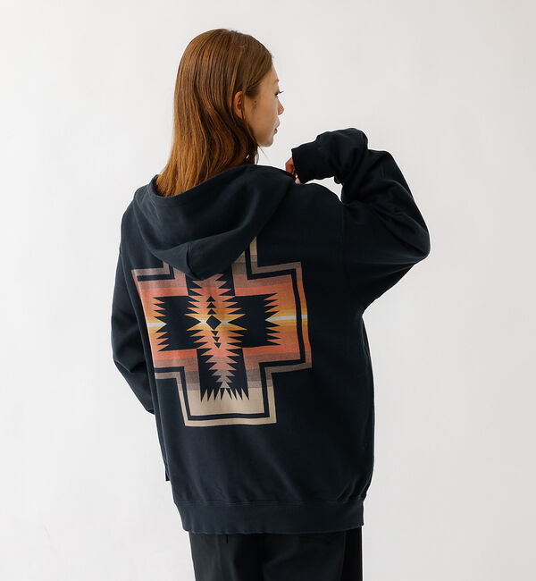 ABAHOUSE「【PENDLETON/ペンドルトン】Back Print Zip Up Hood」|パーカー|