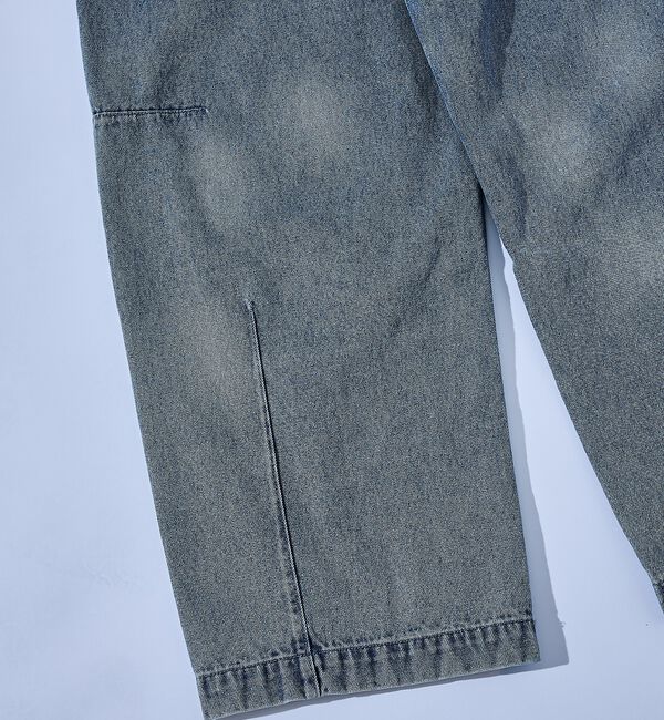 ABAHOUSE「DARTS DENIM カーブワイドデニム / ヴィンテージライク」|デニム|