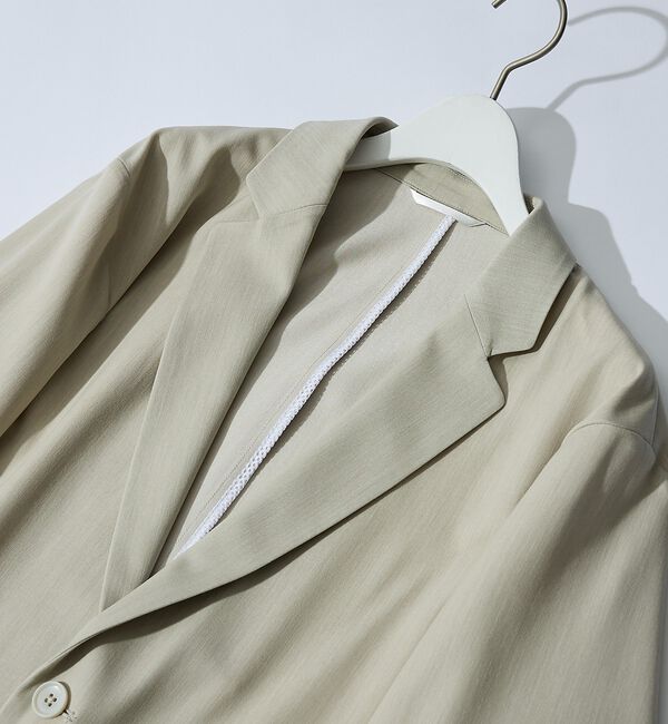 ABAHOUSE「【セットアップ対応】デニムライクツイル シングルジャケット」|テーラードジャケット|