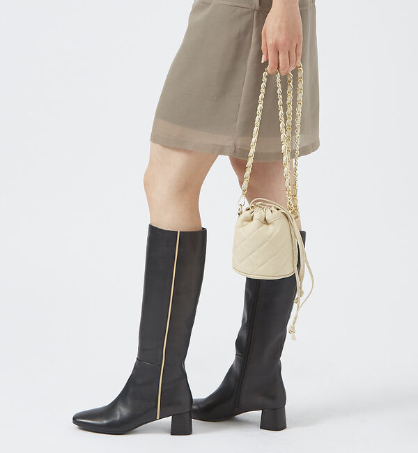 Rouge vif「【AULENTTI/オウレンティ】キルティングチェーンミニバッグ / ショルダー」|ショルダー・メッセンジャー|