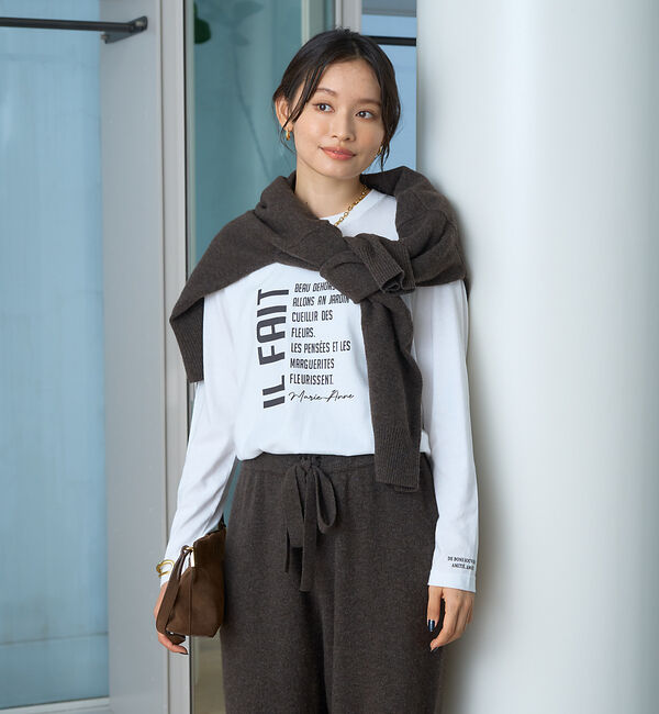 Rouge vif「リラックスロゴロンT（IL FAIT）」|Tシャツ・カットソー|