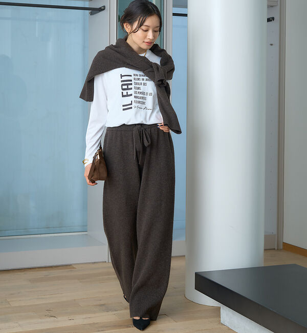 Rouge vif「リラックスロゴロンT（IL FAIT）」|Tシャツ・カットソー|