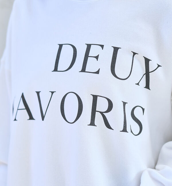 Rouge vif「オーバーサイズロゴスウェット」|スウェット・ジャージ|