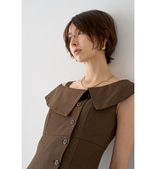 Rouge vif「【一部店舗限定】アシメショルダーワンピース」|ワンピース|