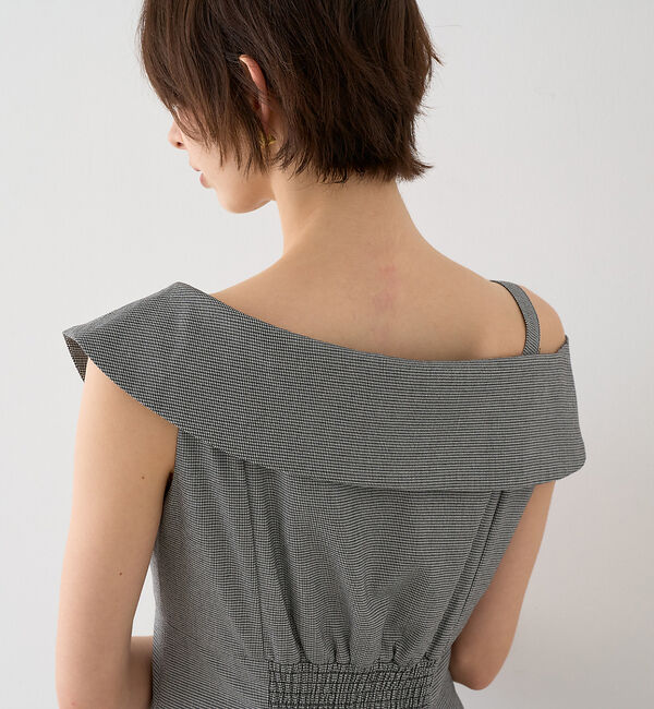 Rouge vif「【一部店舗限定】アシメショルダーワンピース」|ワンピース|