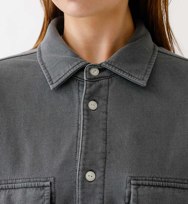 Rouge vif「【JOHNBULL/ジョンブル】ピグメントスウェットシャツ/羽織り/スウェット【」|シャツ・ブラウス|