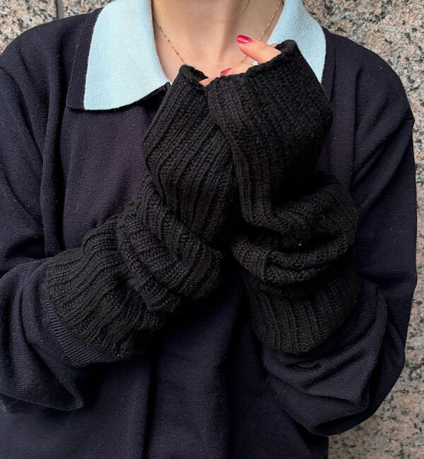 Rouge vif「【WILLIAM BRUNTON/ウィリアム ブラントン】リブロングリストウォー」|手袋|