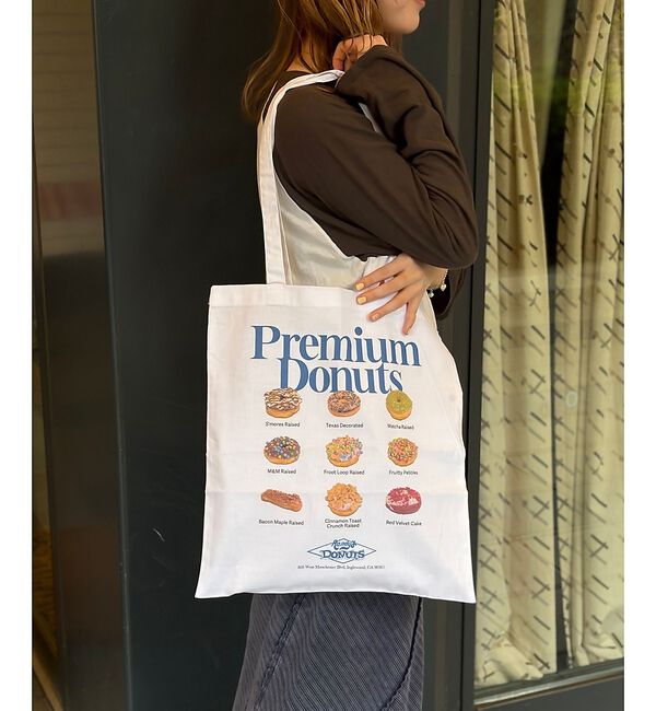 Rouge vif「【GOOD ROCK SPEED/グッドロックスピード】Randy's Donu」|トートバッグ|ホワイト