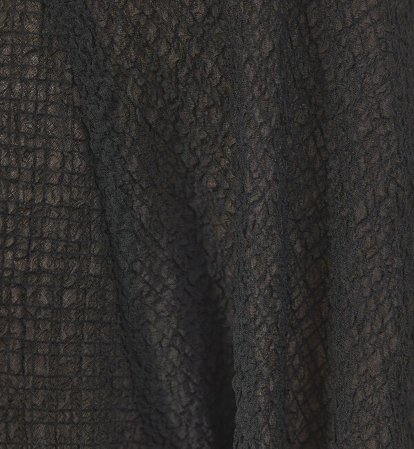 qualite「シアーサッカーパフブラウス」|シャツ・ブラウス|