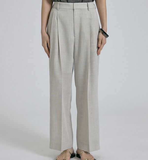 qualite「【セットアップ対応】メッシュ2タックストレードパンツ」|その他|