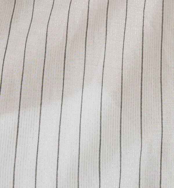 qualite「ラメストライプシャツ【予約】」|シャツ・ブラウス|
