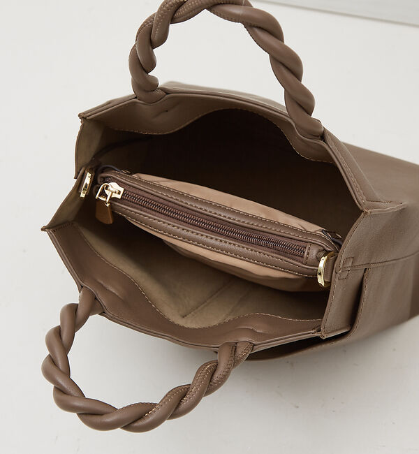 LOWELL things「Twiste/ダブルポケット2WAYトート M」|ショルダー・メッセンジャー|