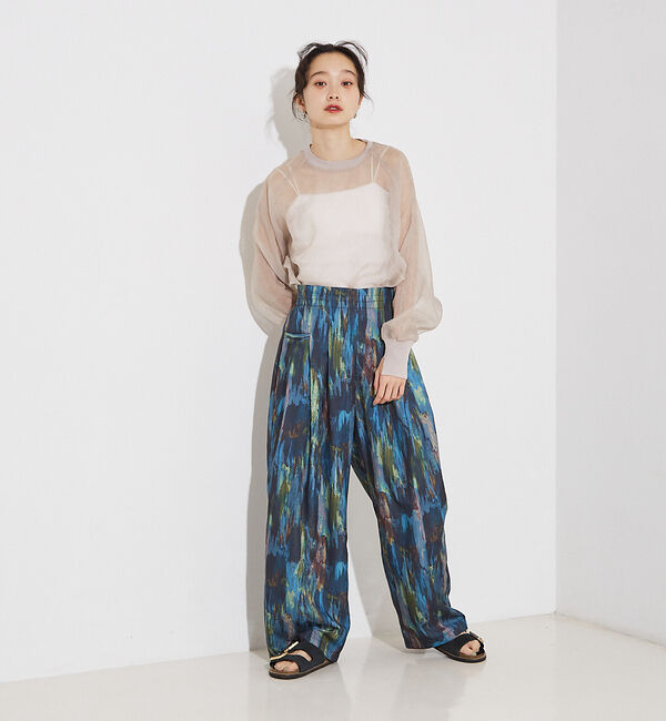 NOMINE「【セットアップ着用可】シアー ドルマンスリーブ プルオーバー」|シャツ・ブラウス|