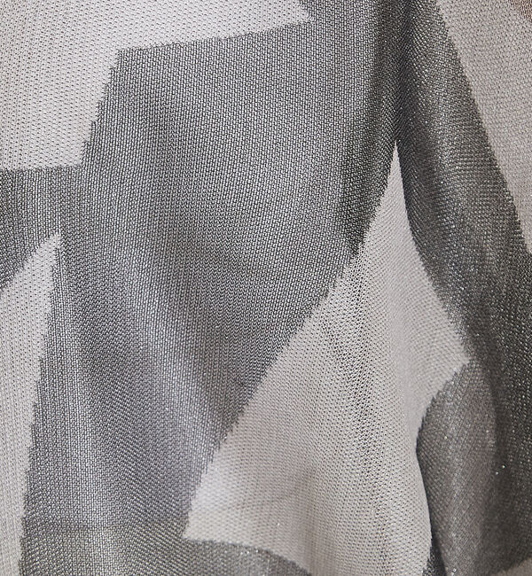 NOMINE「ジャガード シアー ニットカーディガン」|カーディガン|