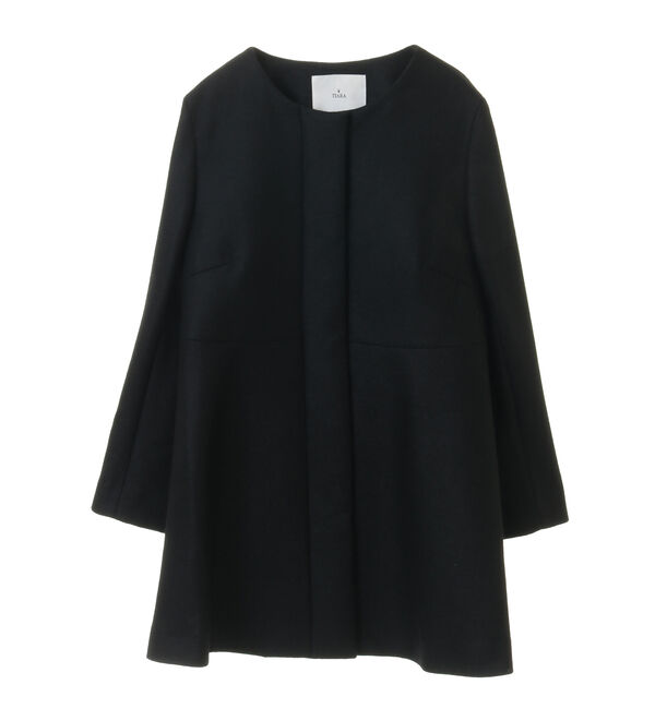 TIARA「ティアードフレアコート」|その他|ブラック