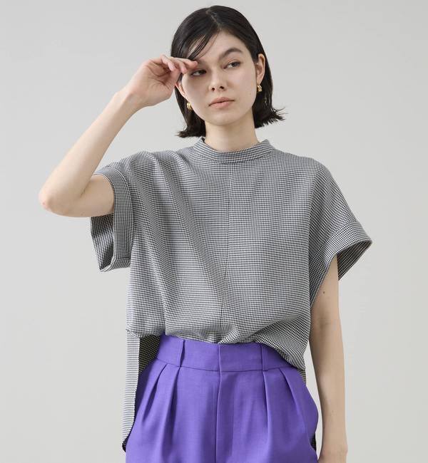 TIARA「スタンドネックトップス」|シャツ・ブラウス|