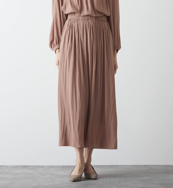 Liesse「ギャザースカート」|スカート|モカ