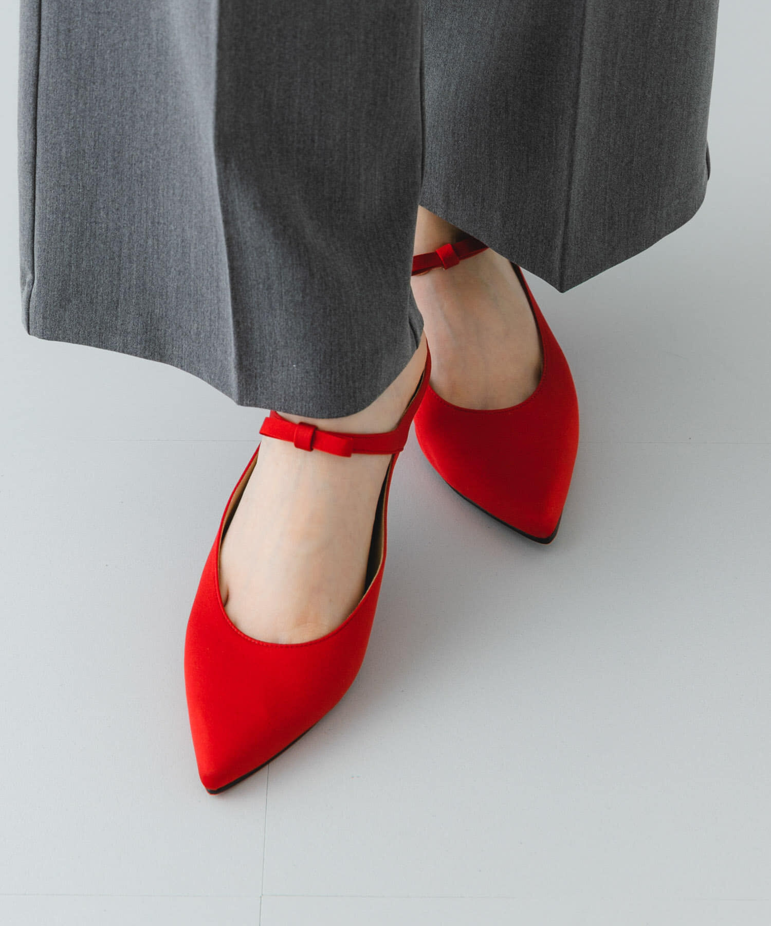 RODE SKO「『MADE IN JAPAN』プチリボンミュール」|パンプス|