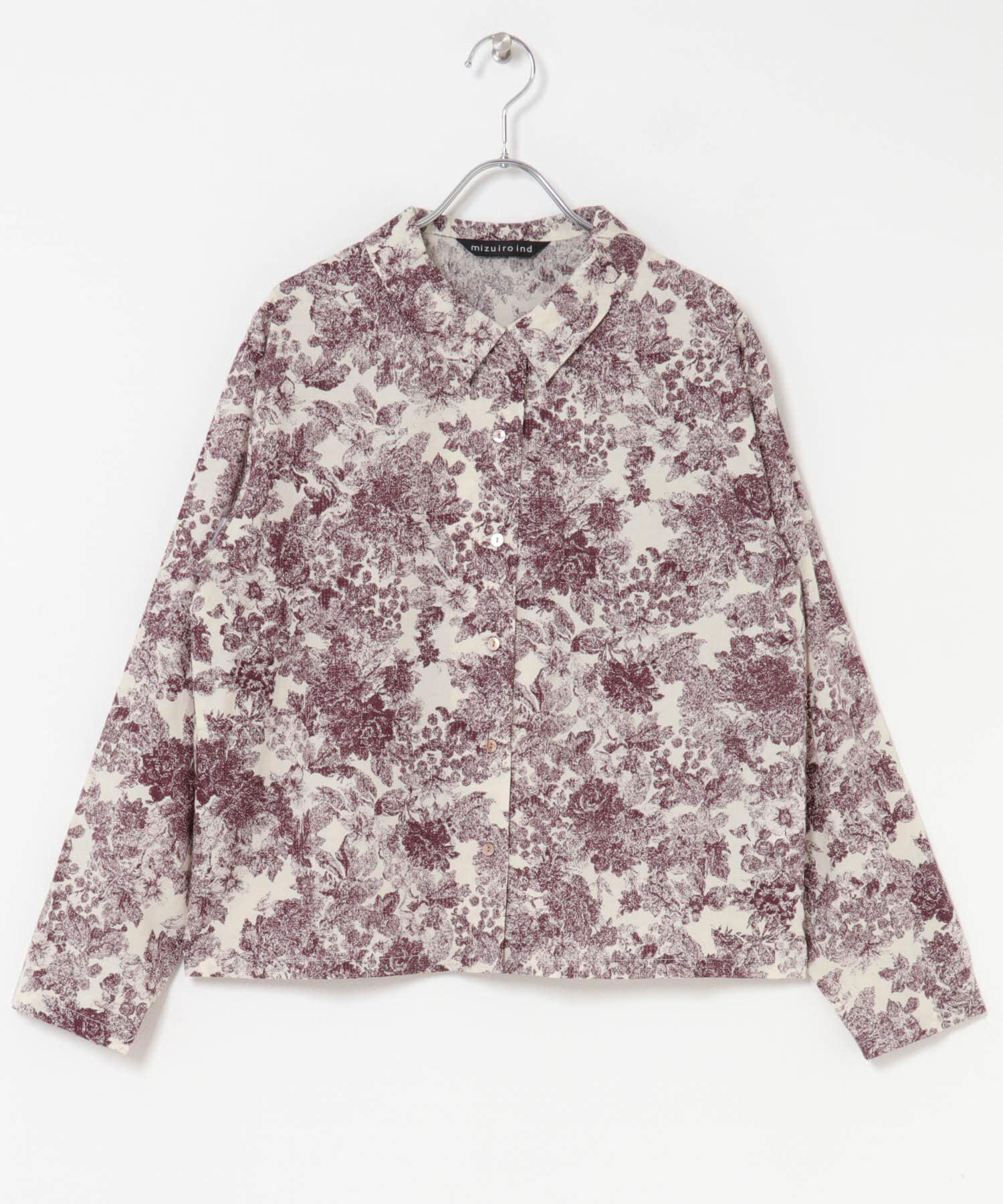URBAN RESEARCH DOORS「mizuiro ind　print basic shirts」|シャツ・ブラウス|