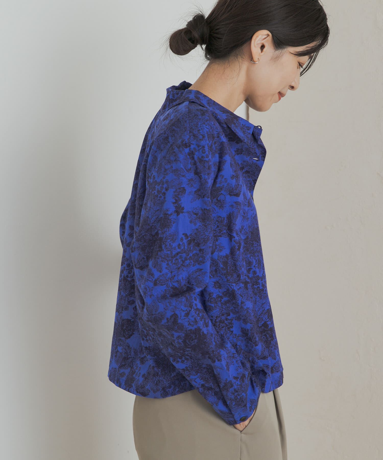 URBAN RESEARCH DOORS「mizuiro ind　print basic shirts」|シャツ・ブラウス|