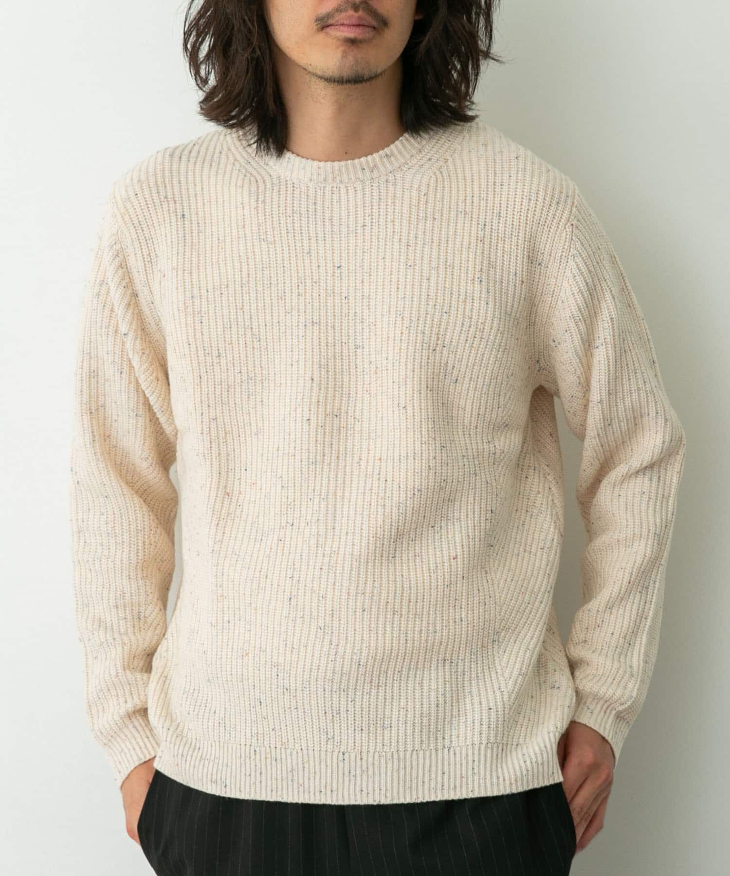 Sonny Label 「ウォッシャブルウール混クルーネックニット」|ニット・セーター|