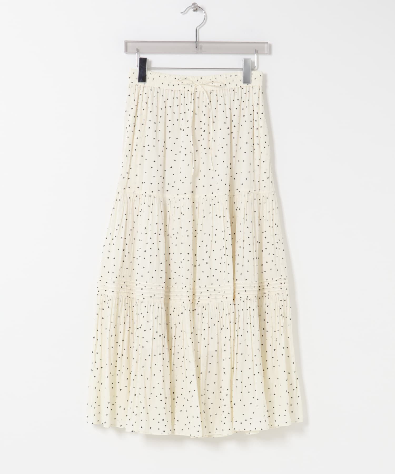 URBAN RESEARCH「ギャザーティアードドットスカート」|スカート|