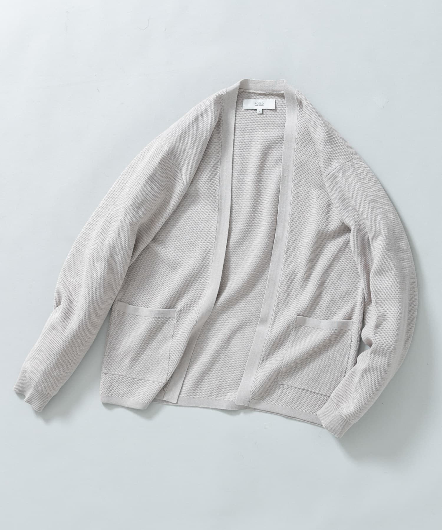 URBAN RESEARCH ROSSO「『WEB限定』変形カノコトッパーニットカーディガン」|カーディガン|