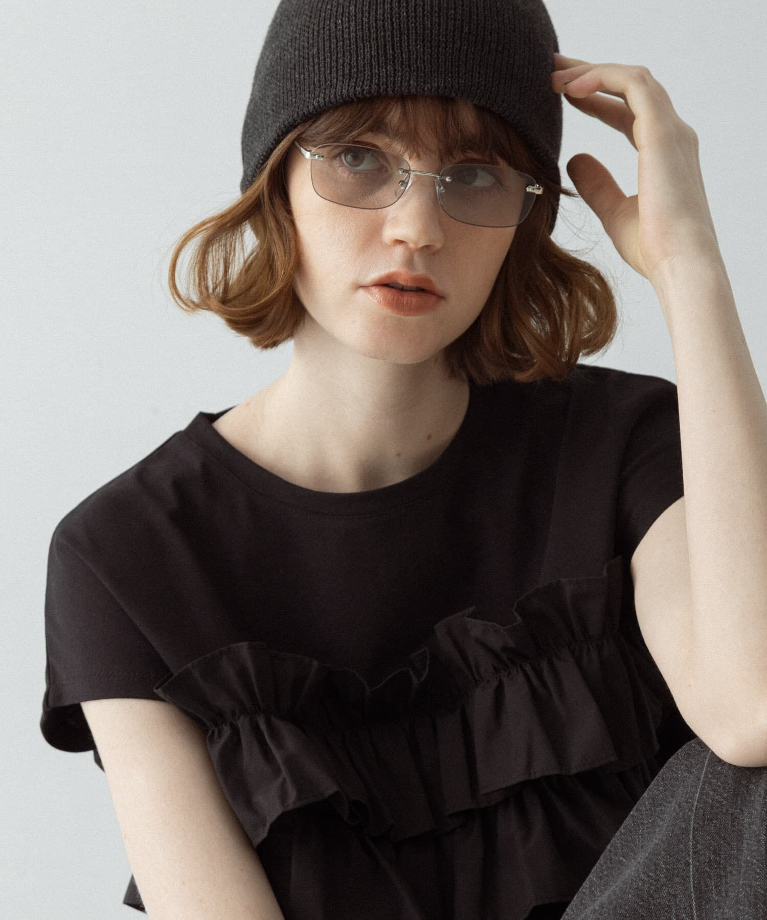 Sonny Label 「リムレスサングラス」|メガネ|グレー系その他