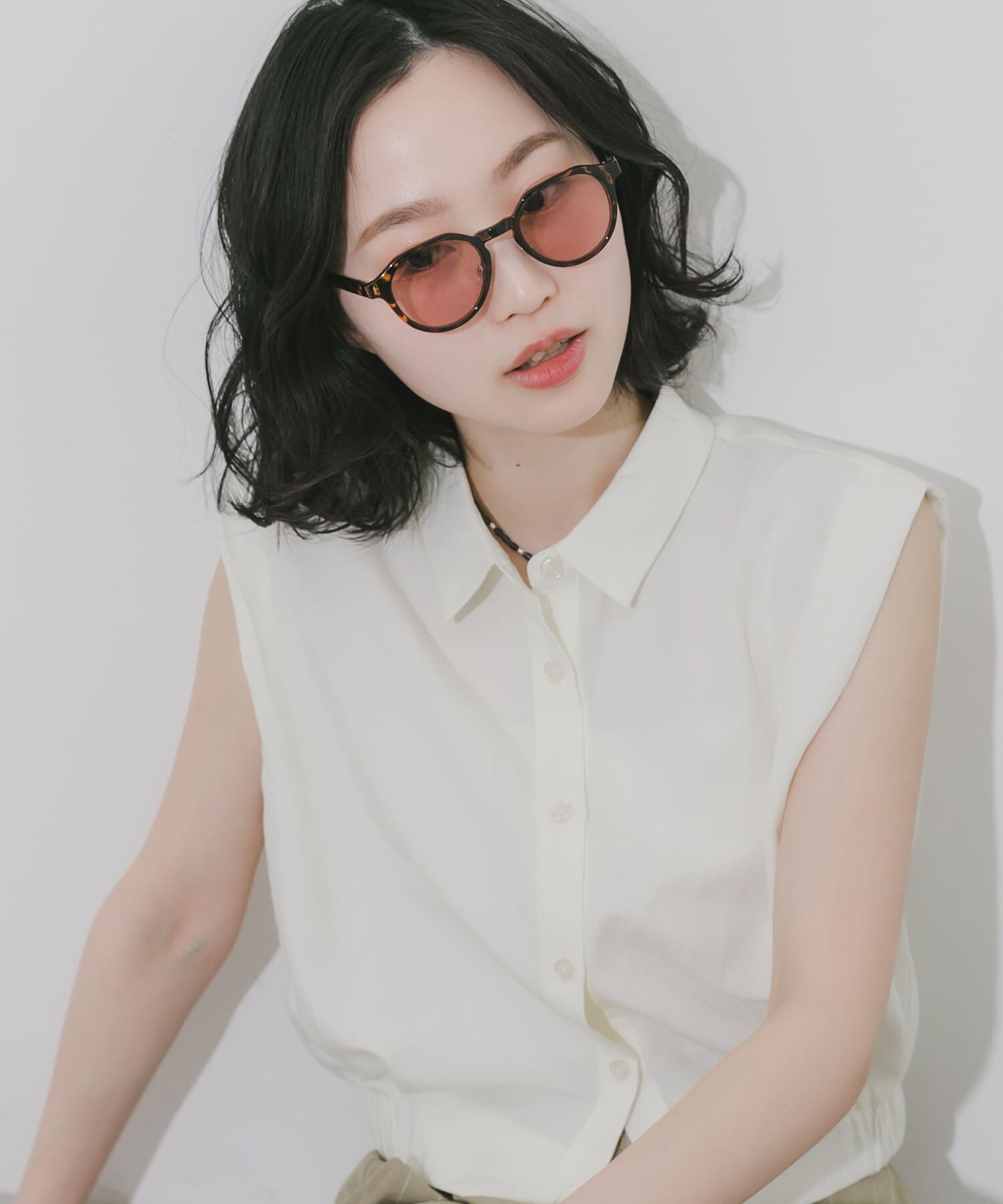 SMELLY「ボストンシェイプサングラス」|メガネ|