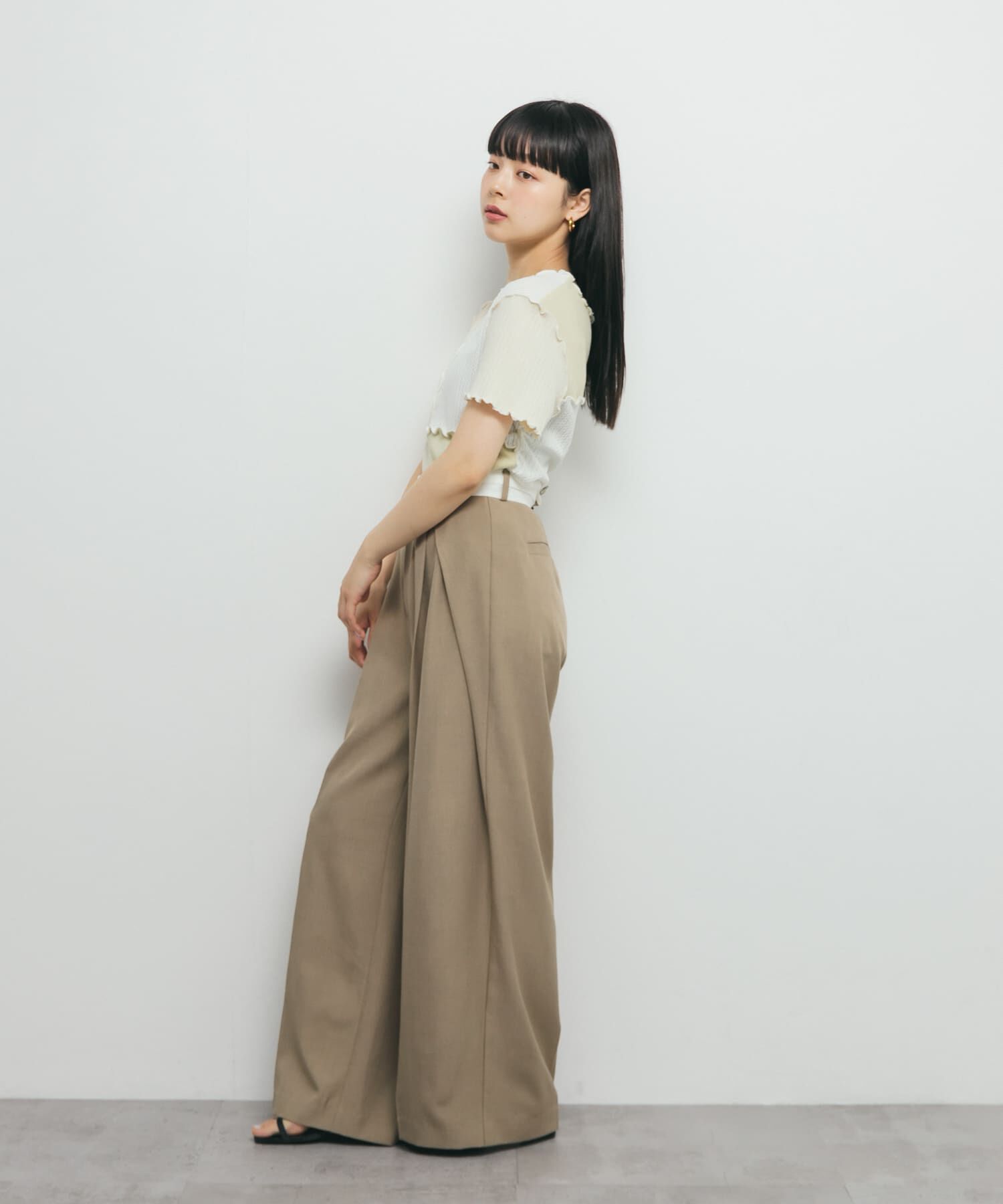  「MIXカラーパッチワークカットソー」|Tシャツ・カットソー|