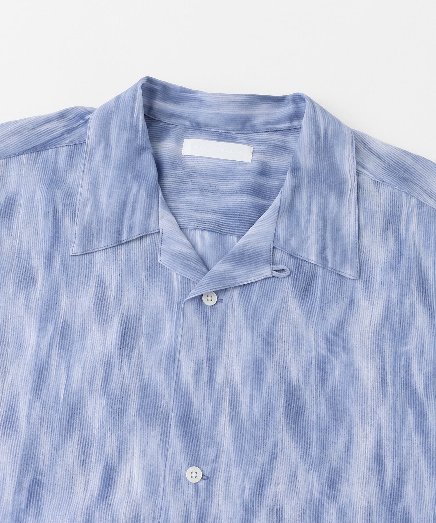 SENSE OF PLACE by URBAN RESEARCH「マーブルプリントオープンカラーシャツ」|シャツ・ブラウス|