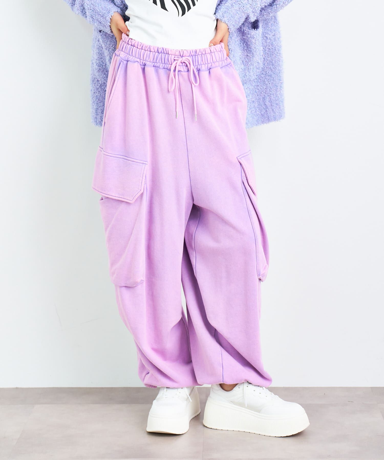 SENSE OF PLACE by URBAN RESEARCH「ANNA SUI NYC　ビッグポケットバギースウェットパンツ」|その他|