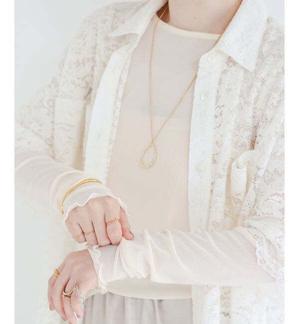 le.coeur blanc「薄手で着心地抜群！新色登場★シアークルーネックプルオーバー」|Tシャツ・カットソー|