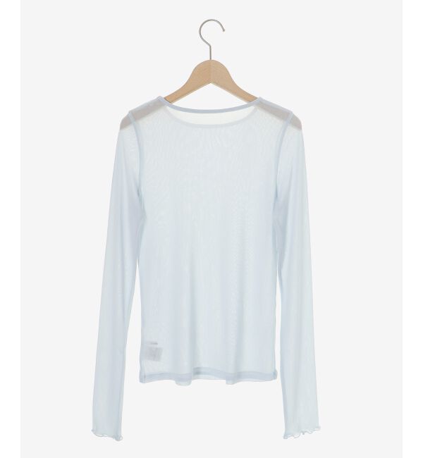 le.coeur blanc「薄手で着心地抜群！新色登場★シアークルーネックプルオーバー」|Tシャツ・カットソー|