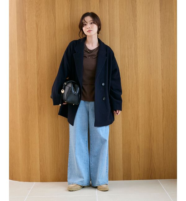  「ウールオーバーチェスターハーフコート」|チェスターコート|