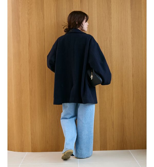  「ウールオーバーチェスターハーフコート」|チェスターコート|