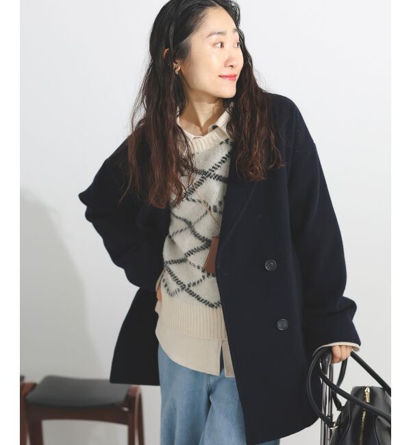  「ウールオーバーチェスターハーフコート」|チェスターコート|