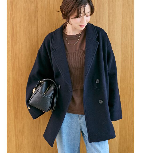  「ウールオーバーチェスターハーフコート」|チェスターコート|