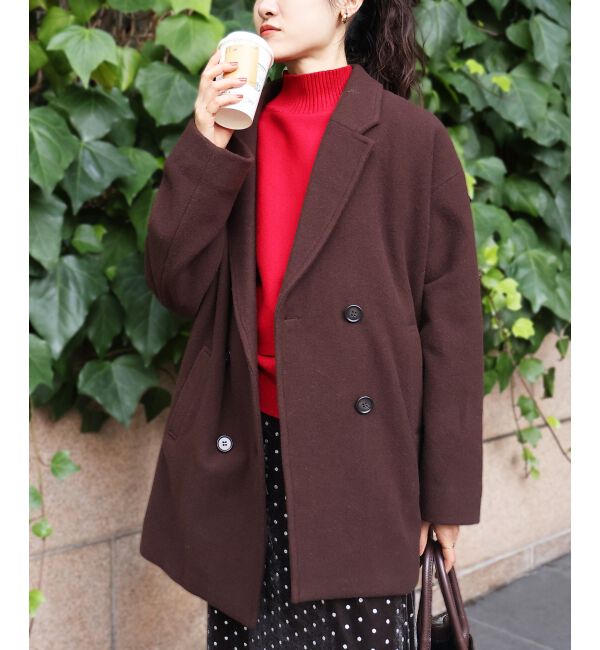  「ウールオーバーチェスターハーフコート」|チェスターコート|